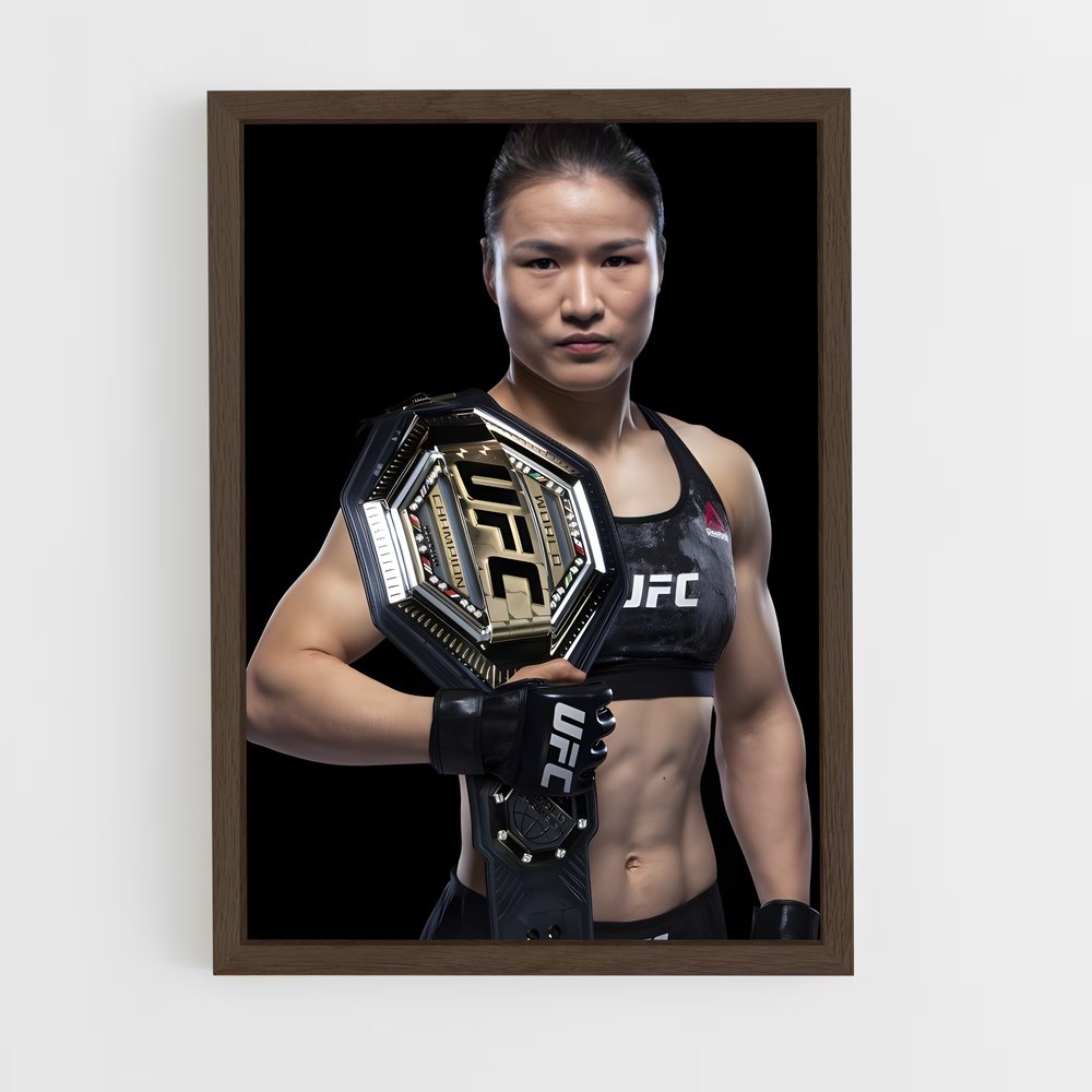 Poster Championne des Octogones – affiche MMA (vue 5)